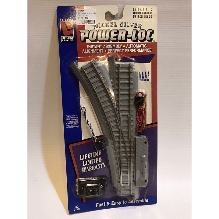 Tren Eléctrico No Nuevo Desvio Izquierdo Ho 1/87 power-loc 1