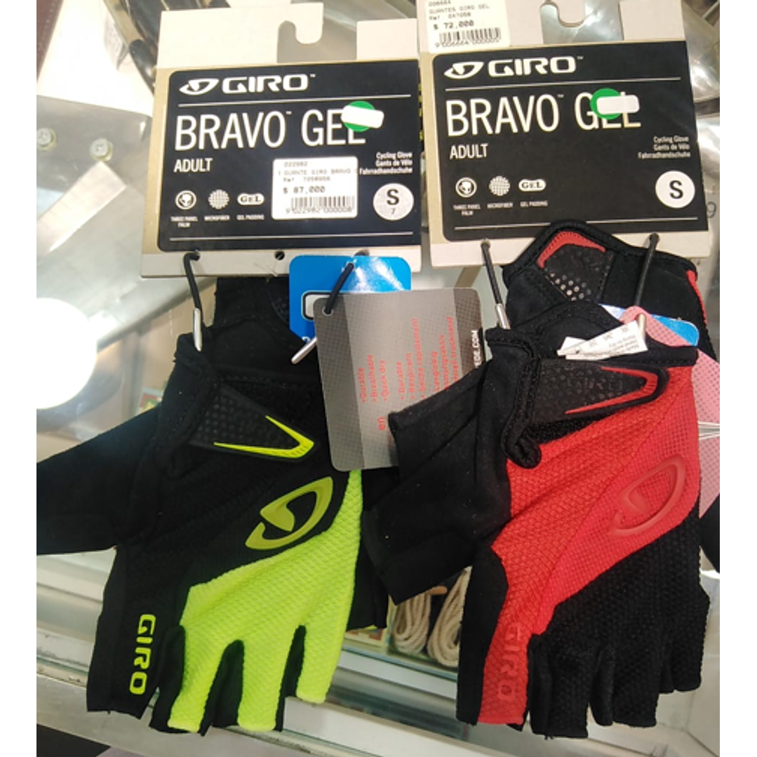 Guante Giro Bravo Gel Blk S 2