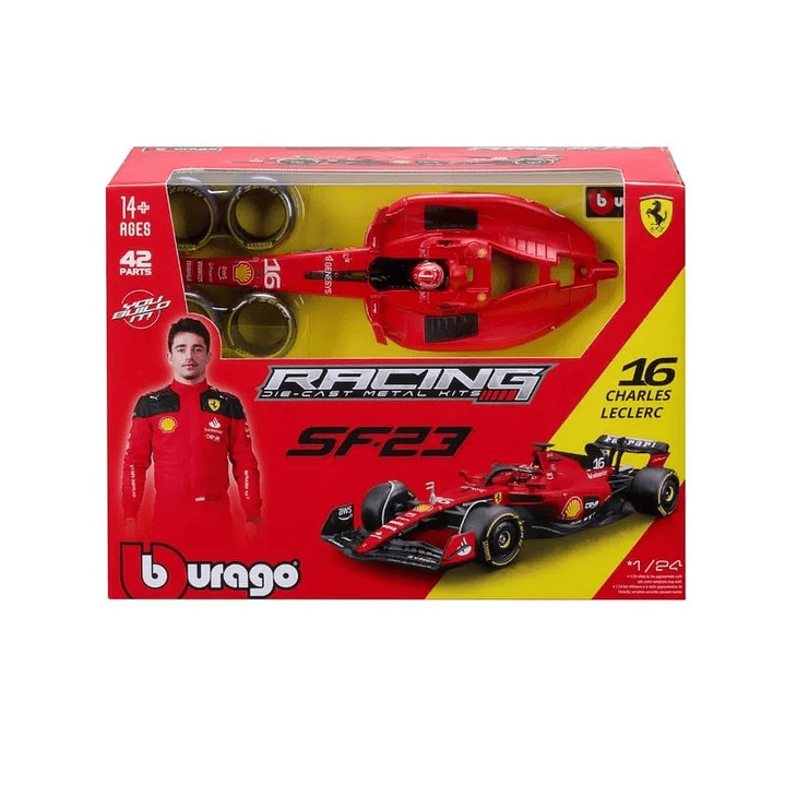 Carro Colección  Ferrari Formula Kit Sf23 1/24 5