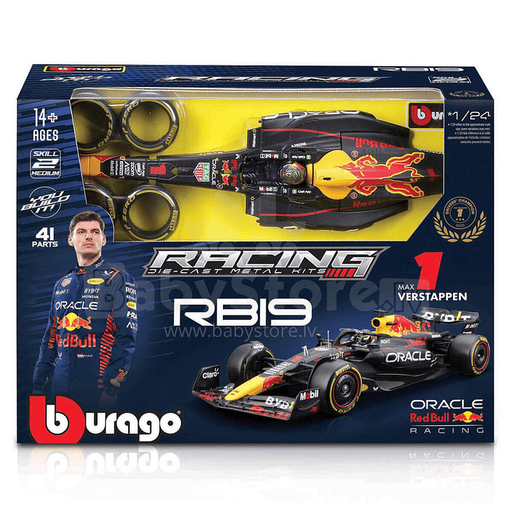 Carro Colección  Red Bull Racing Rb19 1/24 1