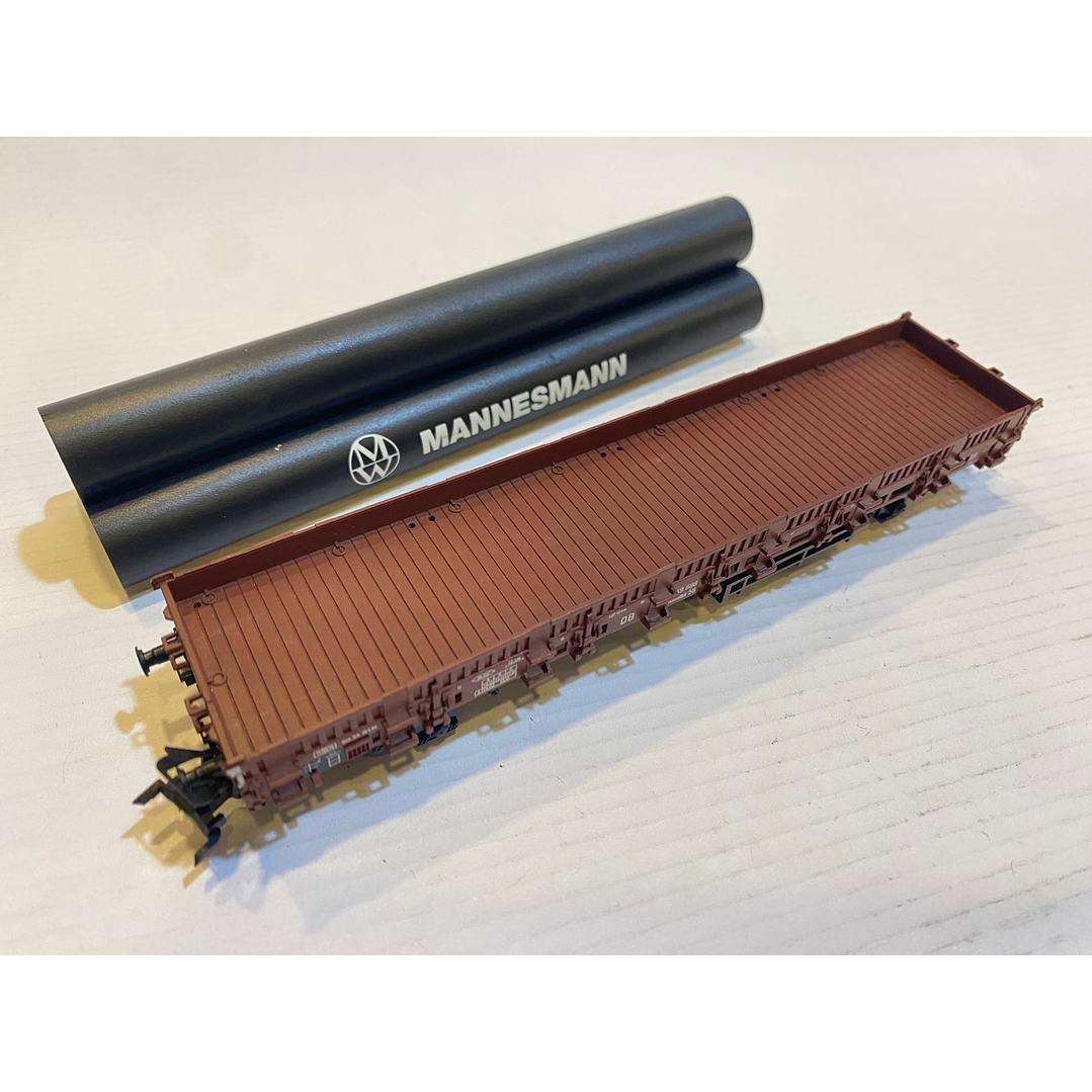 Tren Eléctrico No Nuevo vagon con tuberia 