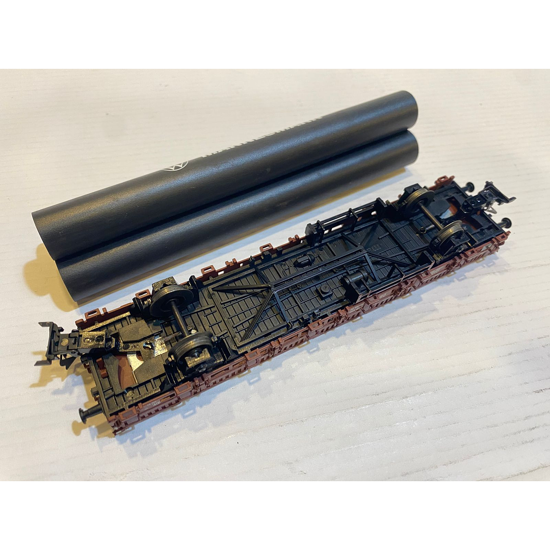 Tren Eléctrico No Nuevo vagon con tuberia 