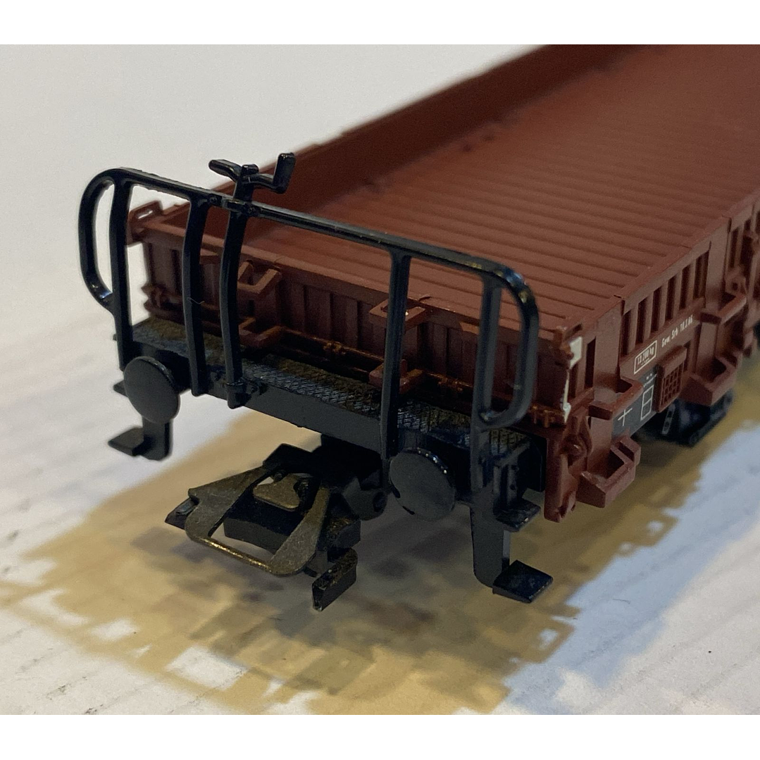 Tren Eléctrico No Nuevo vagon abierto para mercancias H0 1/87 2