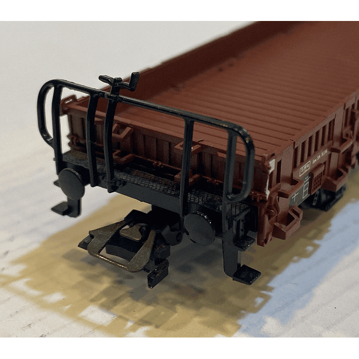 Tren Eléctrico No Nuevo vagon abierto para mercancias H0 1/87 2