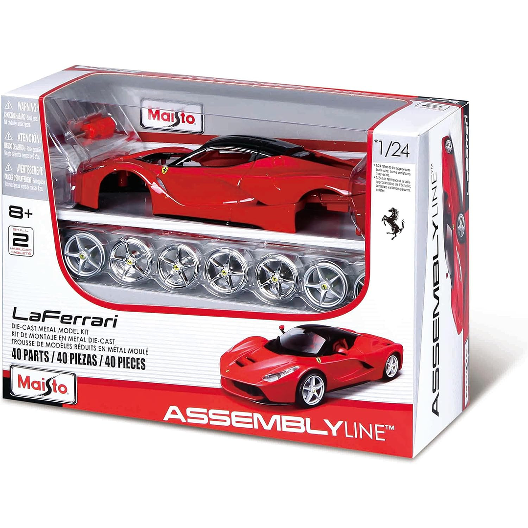 Vehículo para Armar Ensamble La Ferrari 1/24 1
