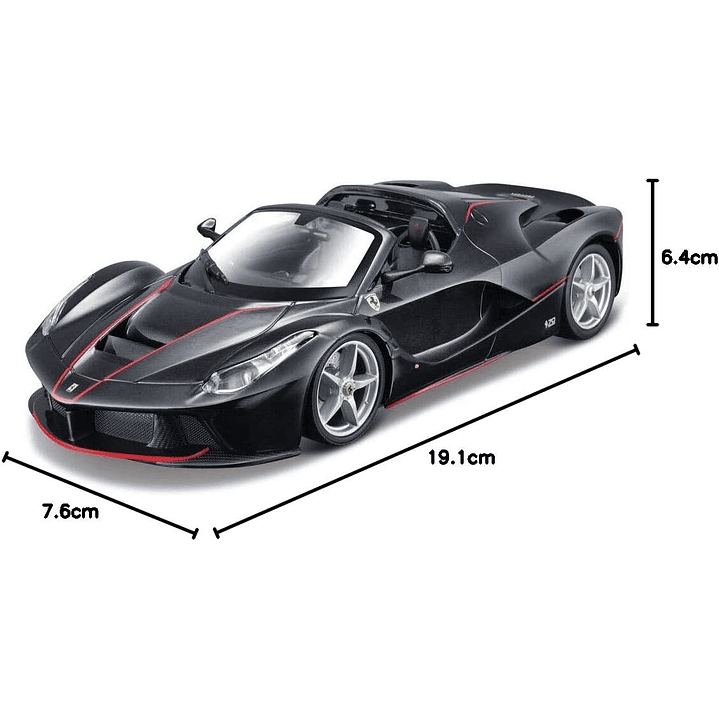 Vehículo para Armar Ensamble La Ferrari Aperta 1/24 2