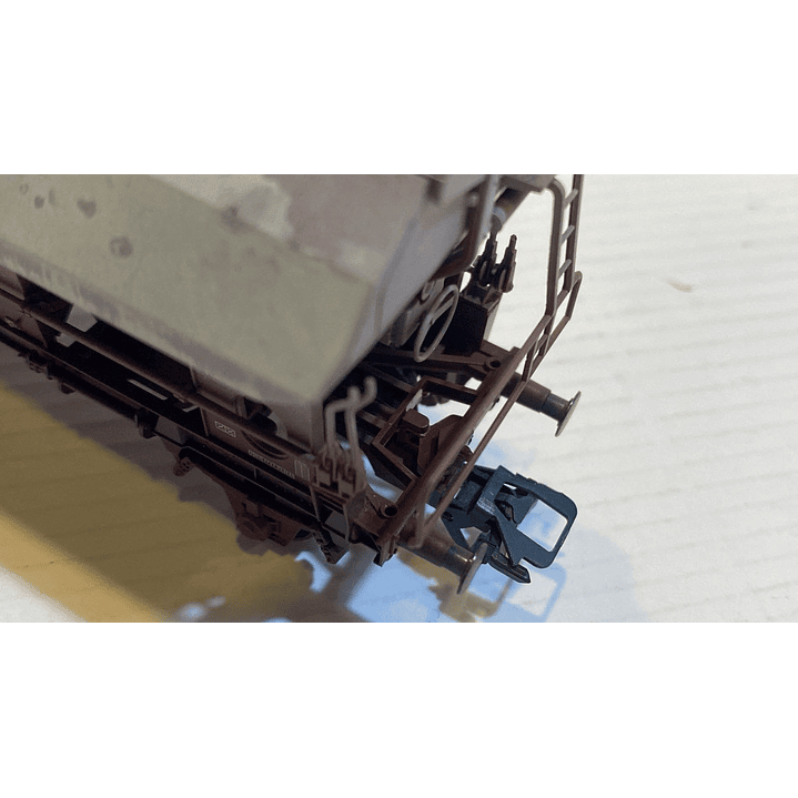 Tren Eléctrico No Nuevo vagon minero con techo abatible H0 1/87 2