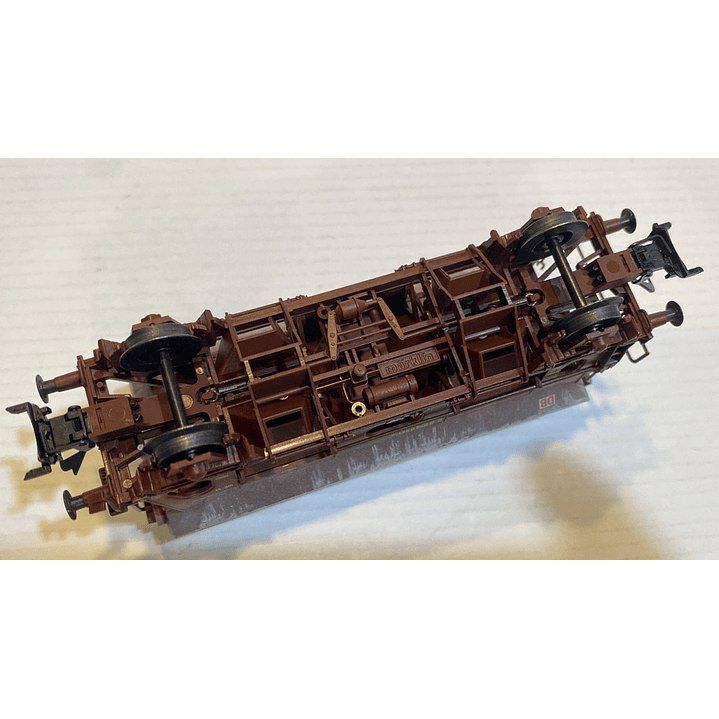 Tren Eléctrico No Nuevo vagon minero con techo abatible H0 1/87 8