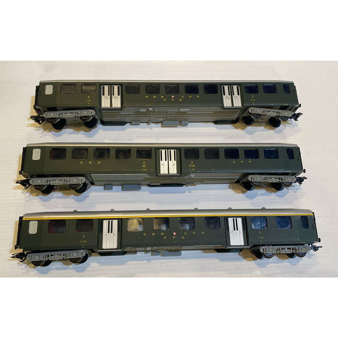 Tren Eléctrico No Nuevo set de vagones 