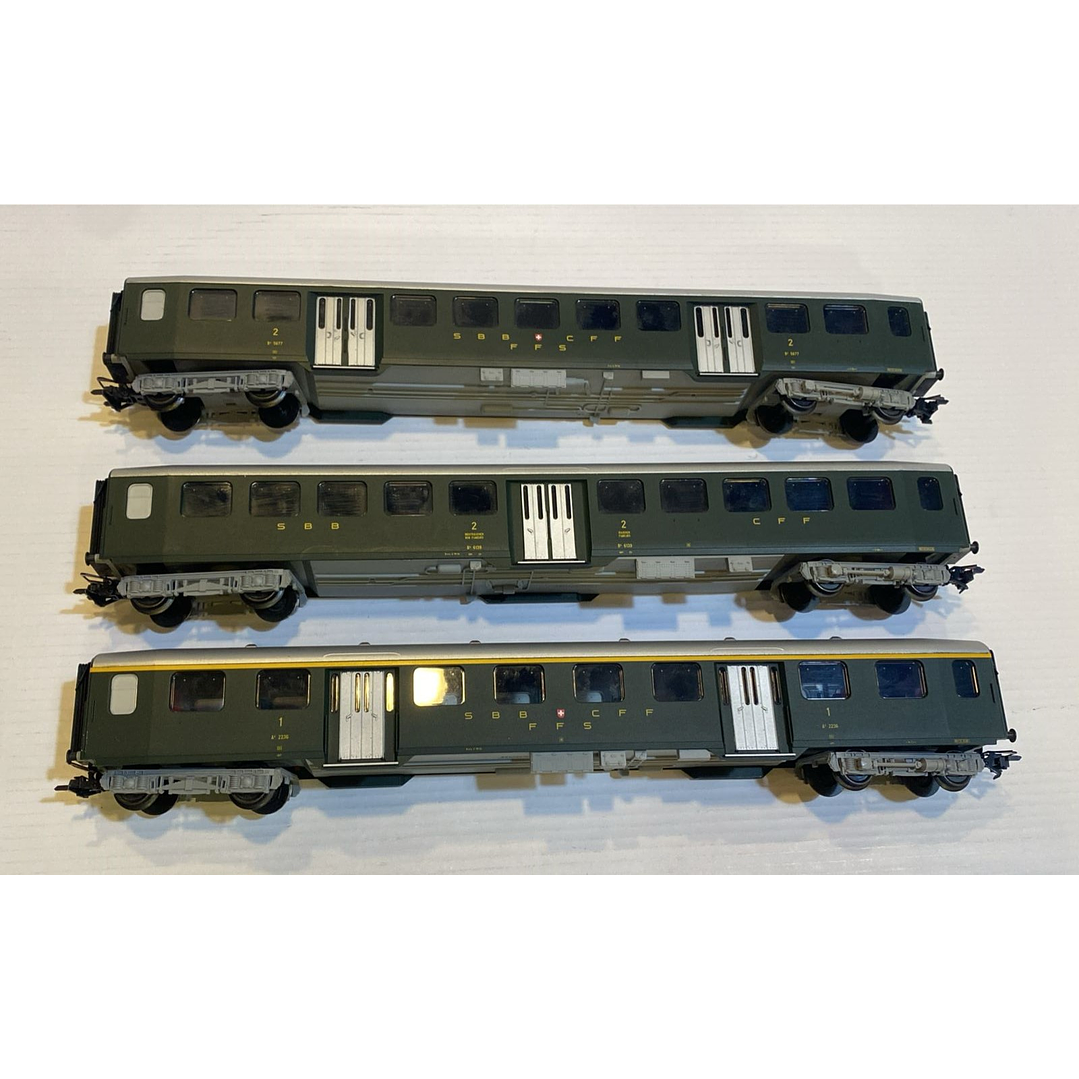 Tren Eléctrico No Nuevo set de vagones 