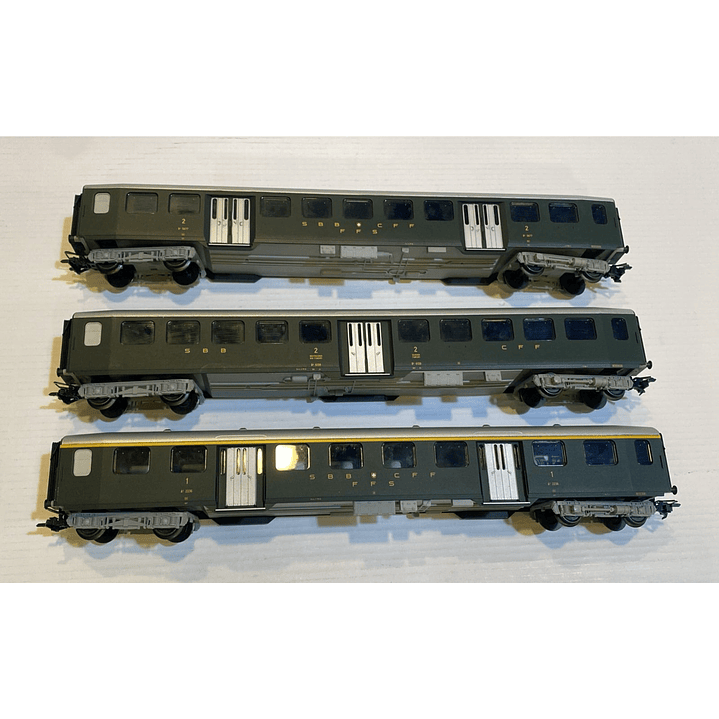 Tren Eléctrico No Nuevo set de vagones 