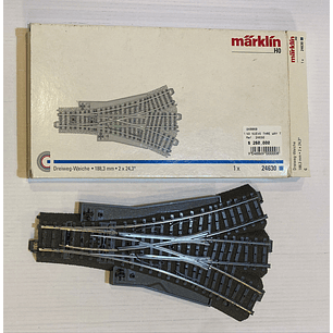 Tren Eléctrico No Nuevo Desvío de tres vías Märklin H0 1/87