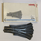 Tren Eléctrico No Nuevo Desvío de tres vías Märklin H0 1/87 - Miniatura 1