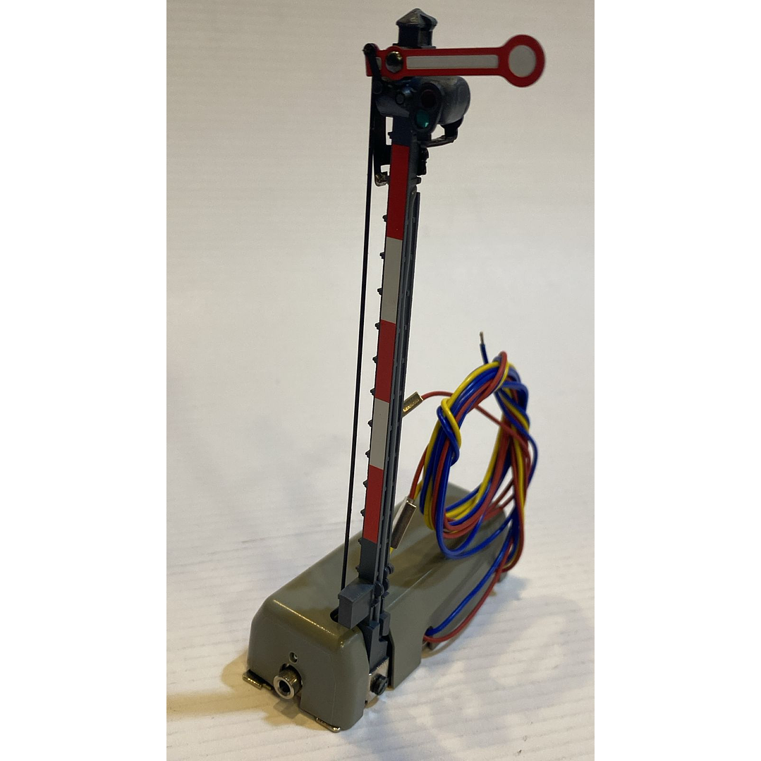 Tren Eléctrico No Nuevo señal ferroviaria de un brazo H0 1/87 1