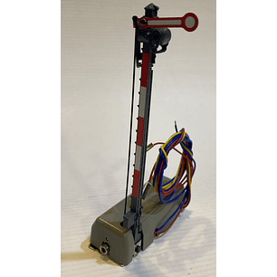 Tren Eléctrico No Nuevo señal ferroviaria de un brazo H0 1/87