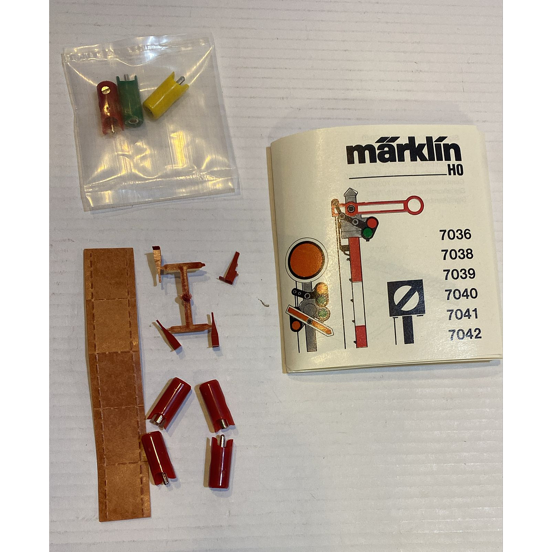 Tren Eléctrico No Nuevo señal ferroviaria de un brazo H0 1/87 8