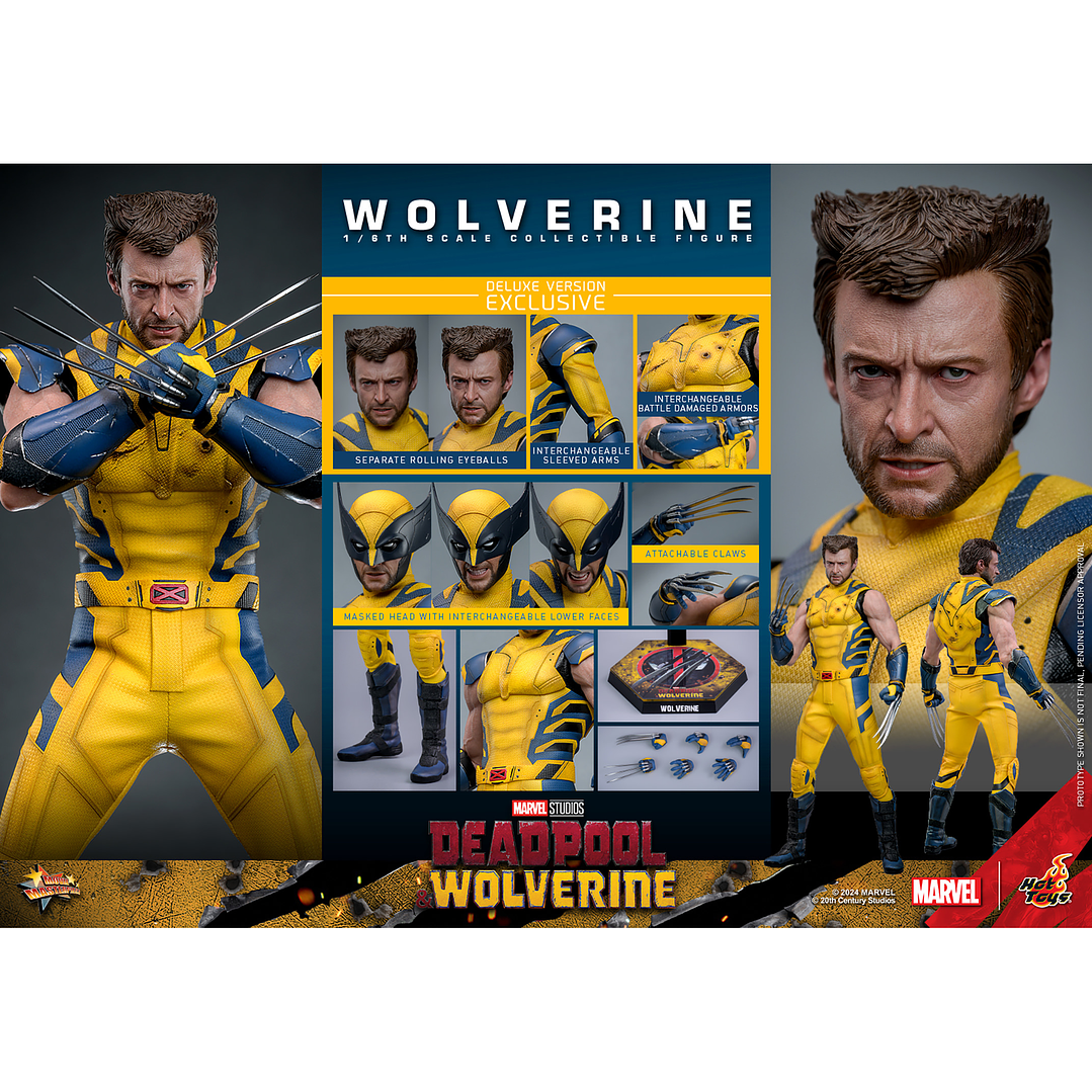 Figura Colección  Wolverine  Deluxe -Deadpool3 1/6 2