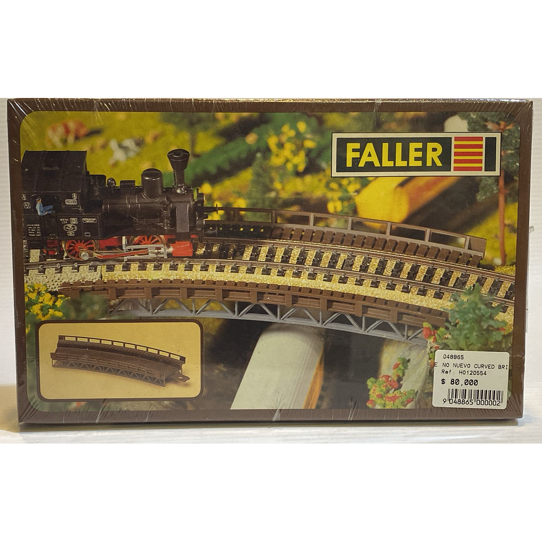 Tren Eléctrico No Nuevo puente curvo H0 1/87 1