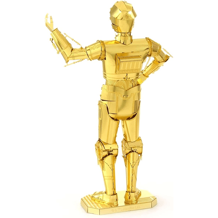 Figura Colección   Star Wars Armado C-3Po Color Metal Earth M 4