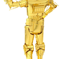 Figura Colección   Star Wars Armado C-3Po Color Metal Earth M - Miniatura 4