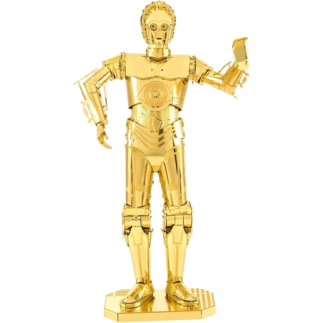 Figura Colección   Star Wars Armado C-3Po Color Metal Earth M 1