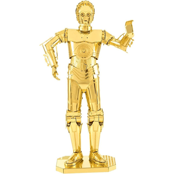 Figura Colección   Star Wars Armado C-3Po Color Metal Earth M 1