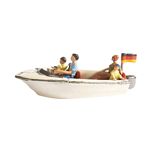 Tren Eléctrico No Nuevo lancha a motor 1/87 H0