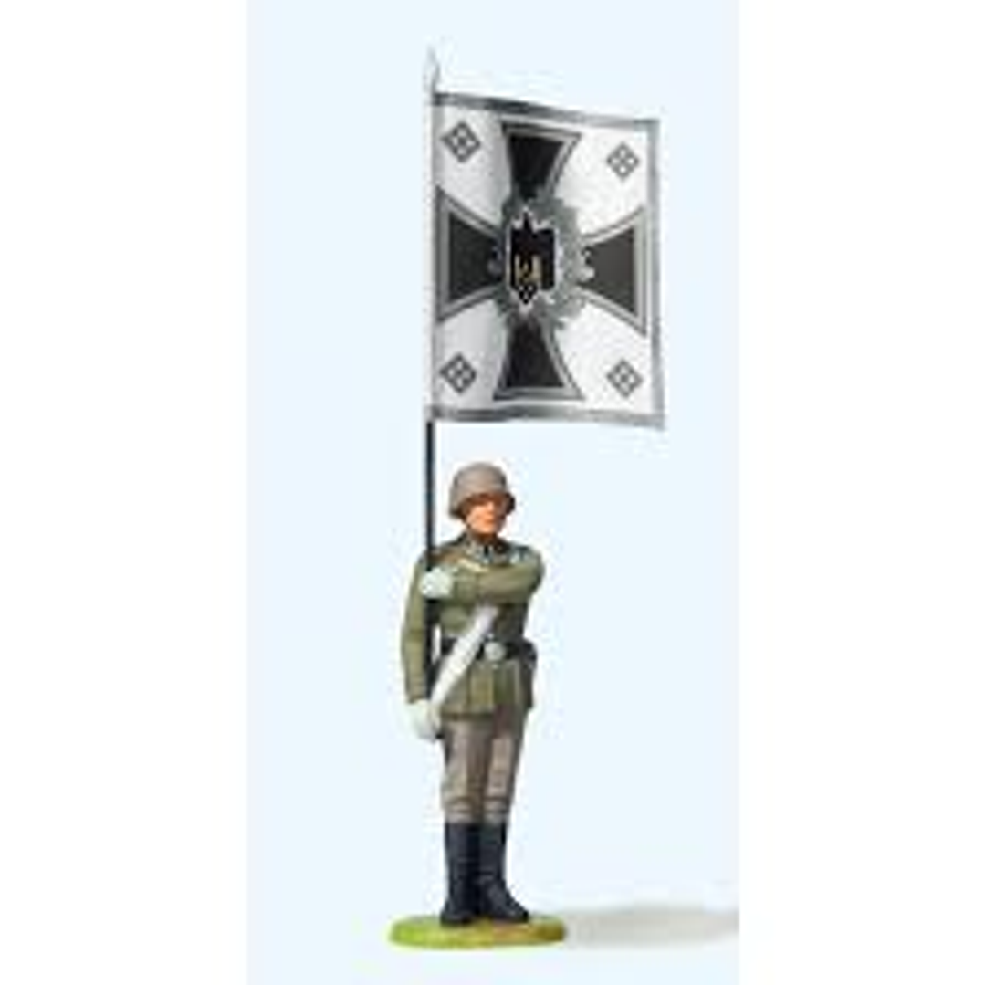 Figura plastica - abanderado aleman 1/25 1