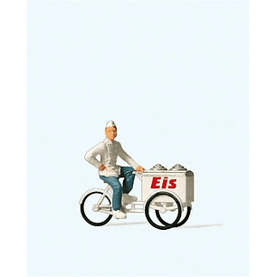 Tren Eléctrico No Nuevo heladero con carro H0 1/87