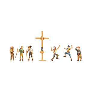 Tren Eléctrico No Nuevo montañistas H0 1/87