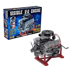 Vehículo para Armar Visible V8 Engine 1/4