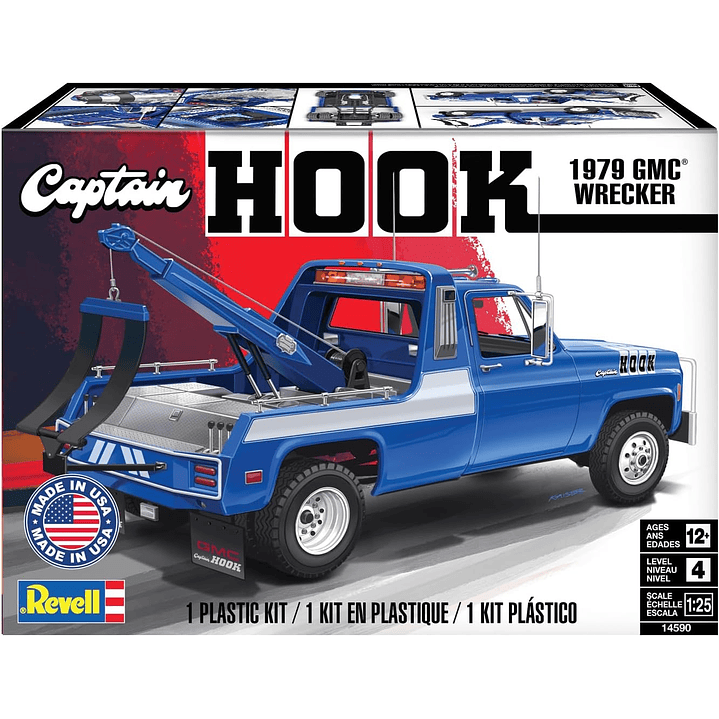 Vehículo para Armar 1979 Gmc Wrecker 1/24 8