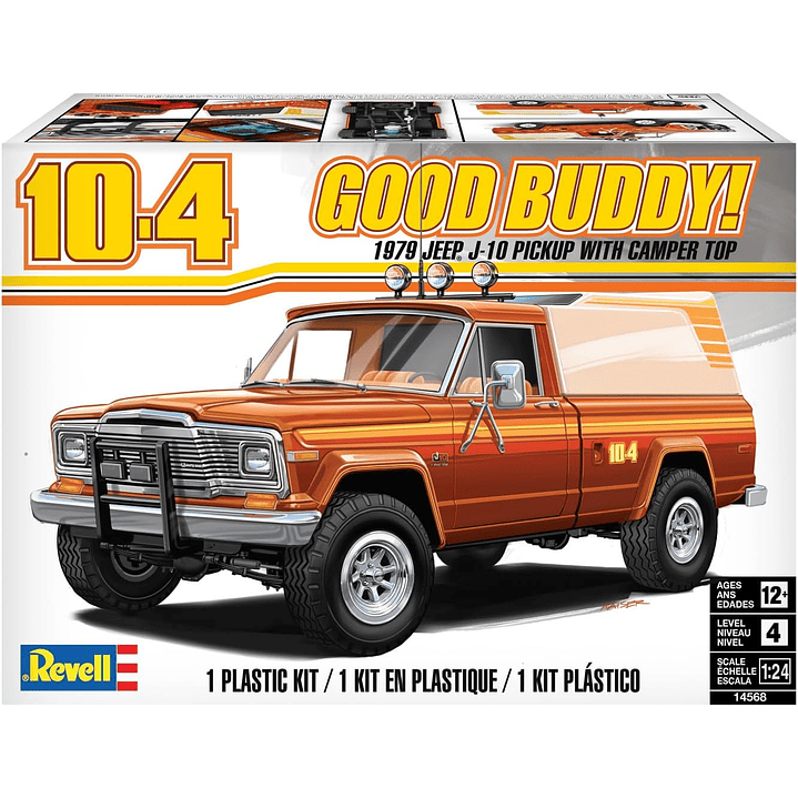 Vehículo para Armar 1979 Jeep J-10 Pickup 1/24 9