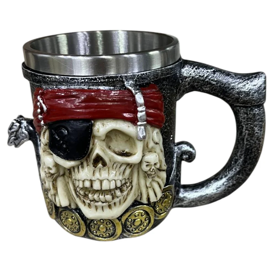  Vaso Decorativo Pirata Metal 1