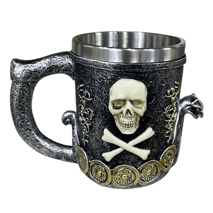  Vaso Decorativo Pirata Metal 2