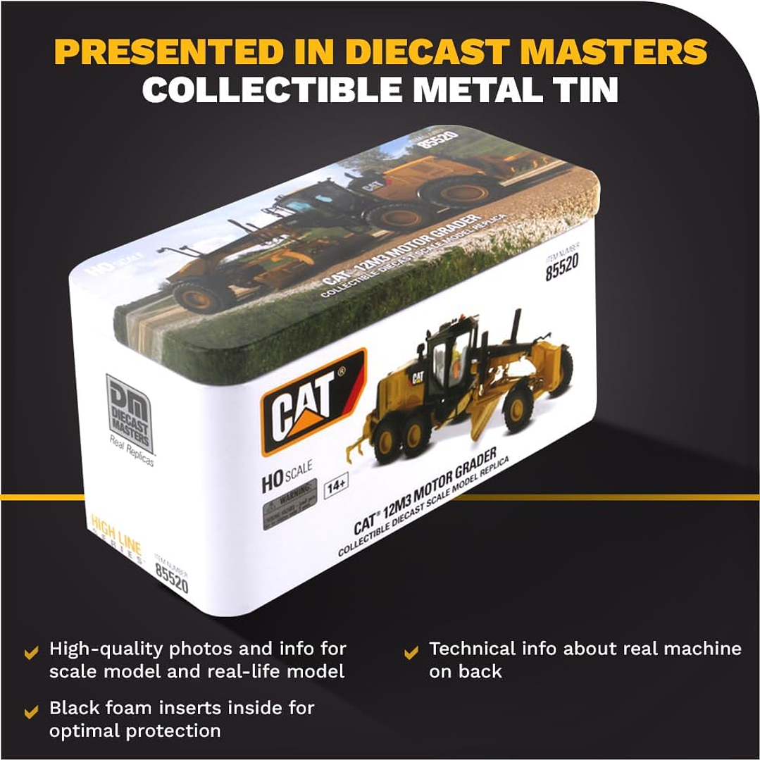 Vehículo Colección  Motoniveladora Cat 12M3 1/87 2