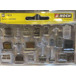 Tren Eléctrico No Nuevo set de lapidas de cementerio H0 1/87