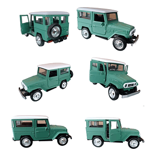 Carro Colección  Toyota Fj40 Verde 1/32