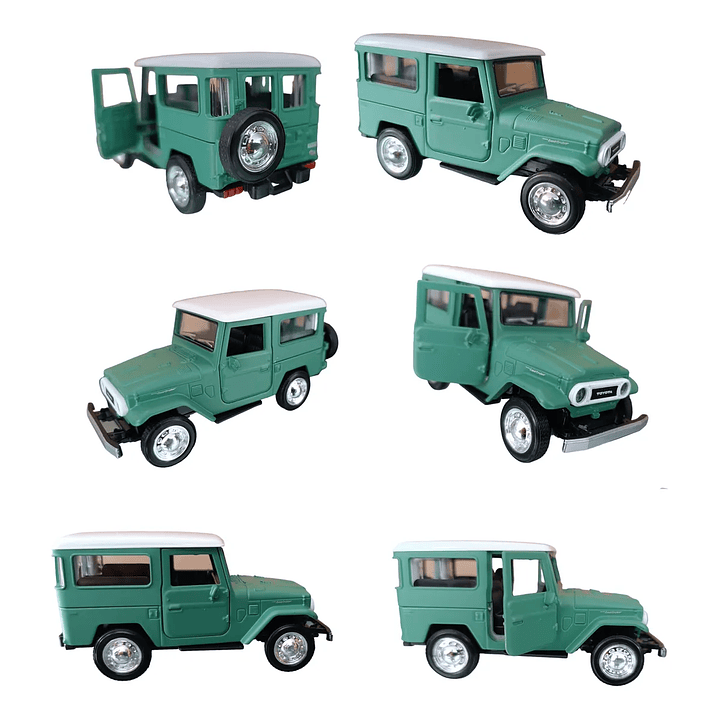 Carro Colección  Toyota Fj40 Verde 1/32 1