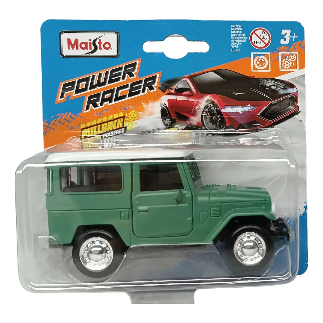 Carro Colección  Toyota Fj40 Verde 1/32 4