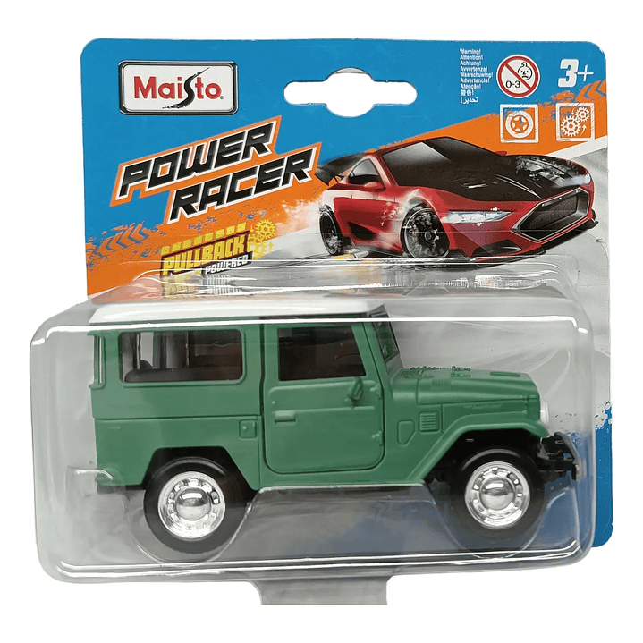 Carro Colección  Toyota Fj40 Verde 1/32 4