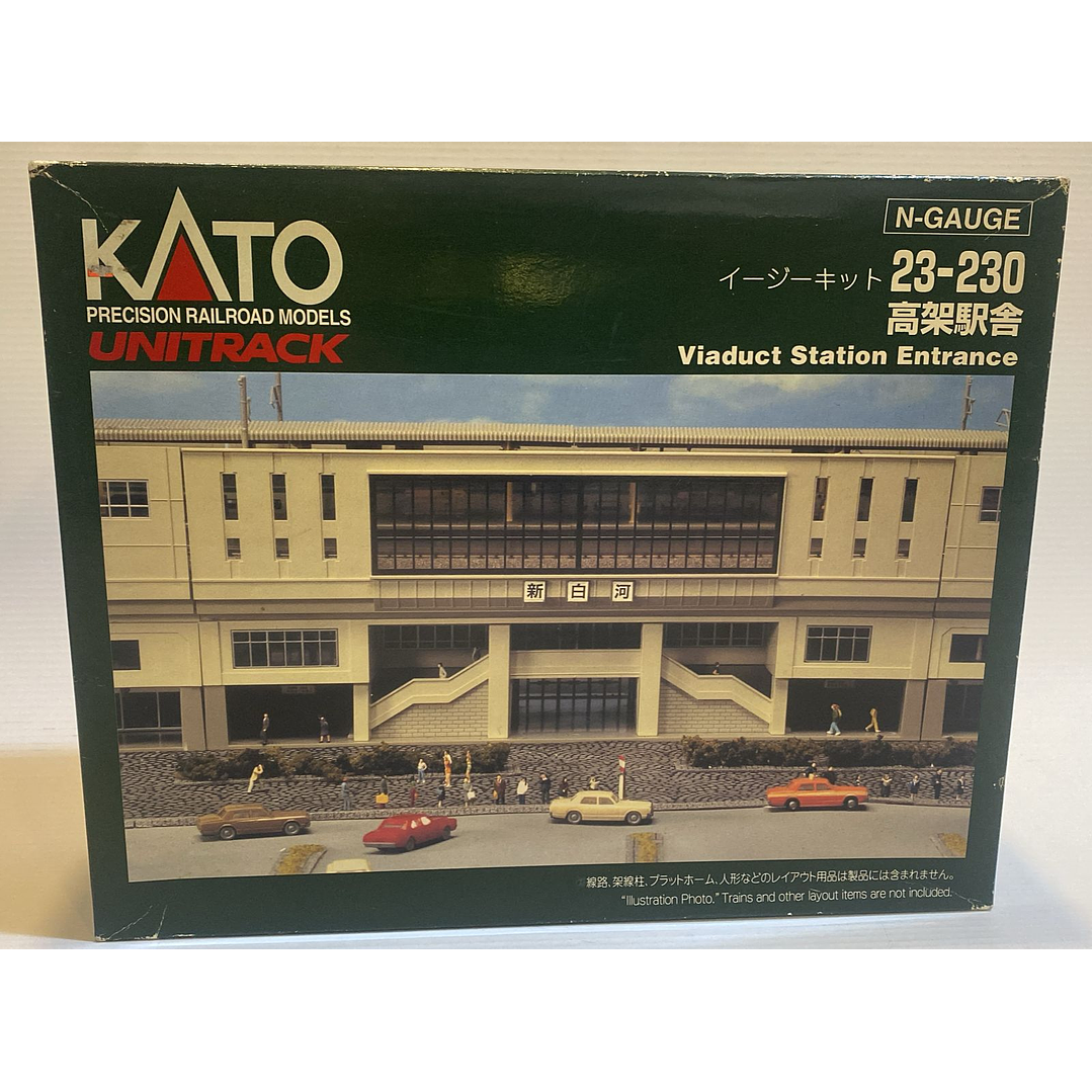 Tren electrico - edificio de entrada para estacion de trenes escala N 1/60  1