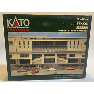 Tren electrico - edificio de entrada para estacion de trenes escala N 1/60 