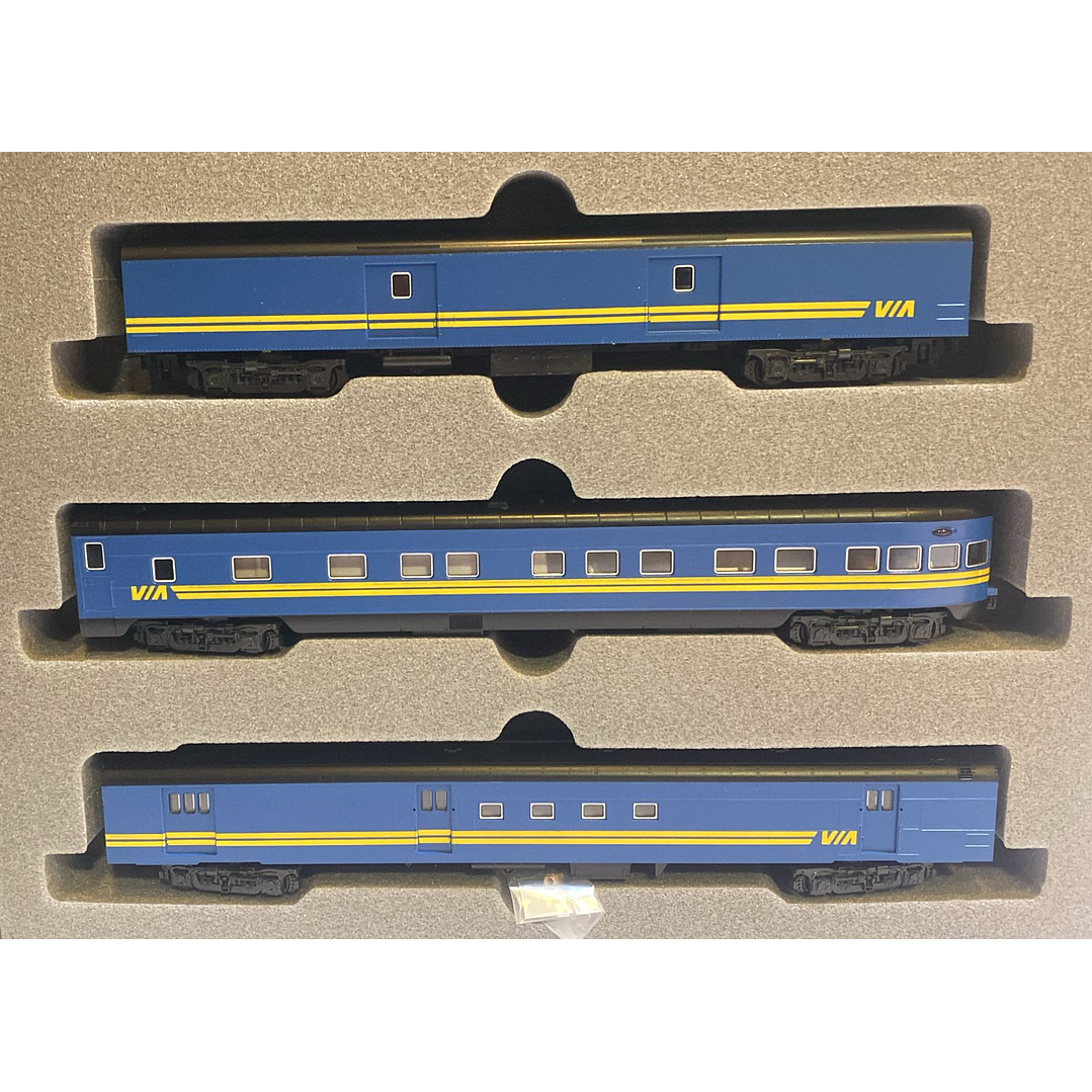 Tren electrico set de tren de pasajeros VIA Rail escala N 1/60 4