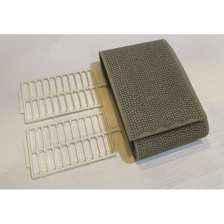 Tren electrico adoquines para escala 1/87 (H0) 1/72 1/64 1