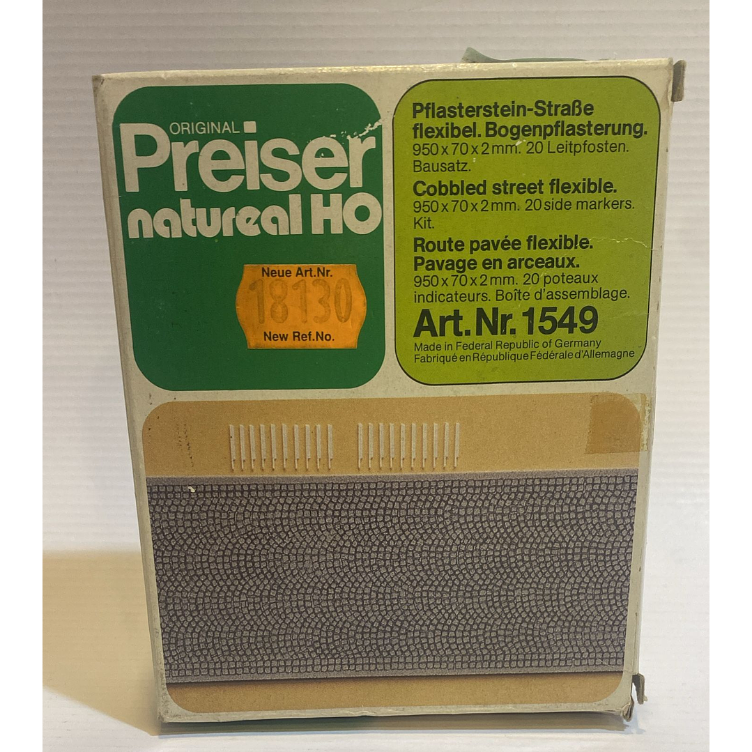 Tren electrico adoquines para escala 1/87 (H0) 1/72 1/64 2