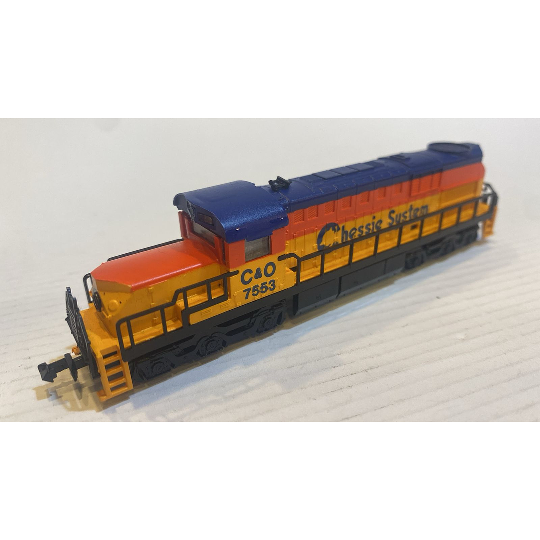 Tren electrico - locomotora diesel Alco RSD-15 