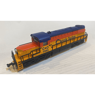 Tren electrico - locomotora diesel Alco RSD-15 