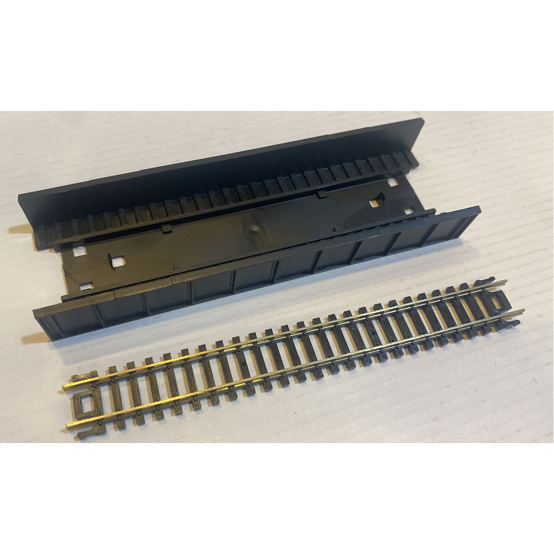 Tren electrico puente de placas laterales escala N 1/160 1