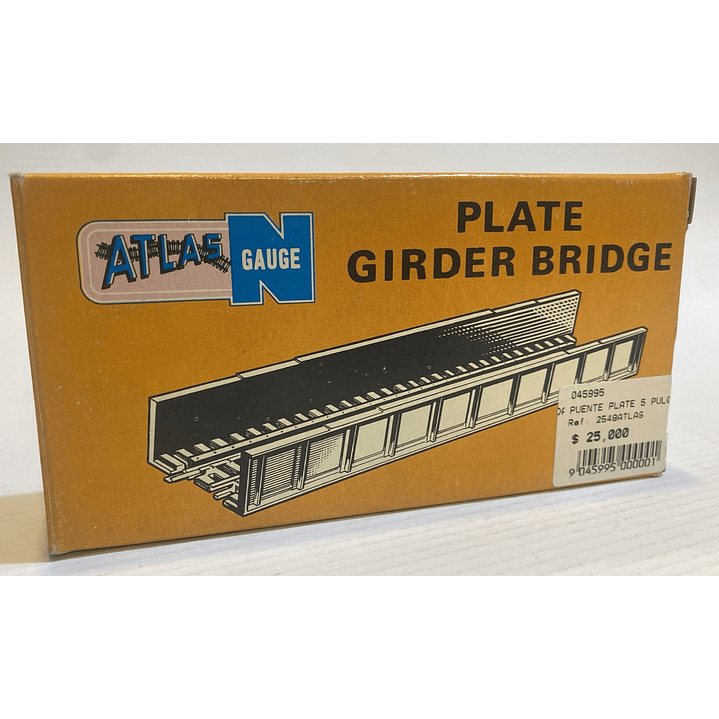 Tren electrico puente de placas laterales escala N 1/160 2